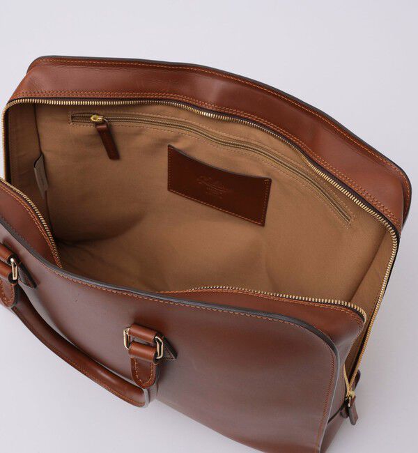 SHIPS「Boldrini Selleria: レザー ブリーフ バッグ」|ビジネスバッグ|