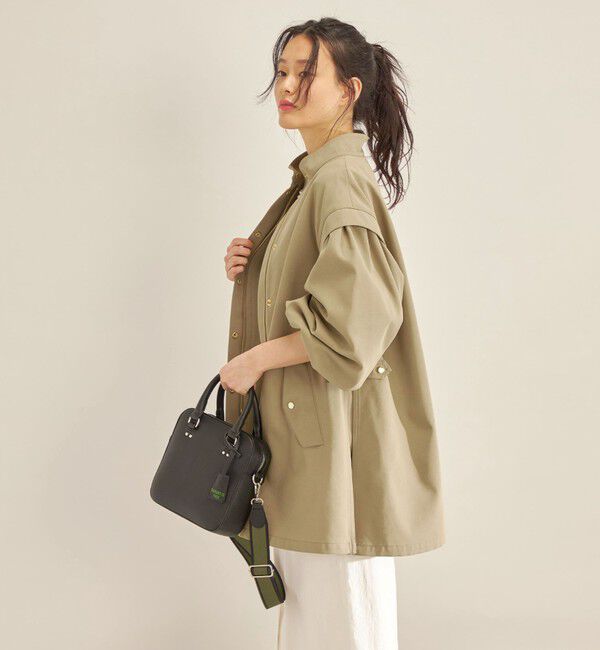 SHIPS for women「強撚 ギャバ スタンドカラー ハーフ コート ◇」|その他|