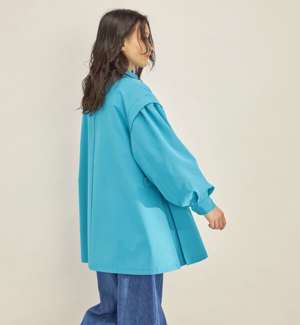 SHIPS for women「強撚 ギャバ スタンドカラー ハーフ コート ◇」|その他|