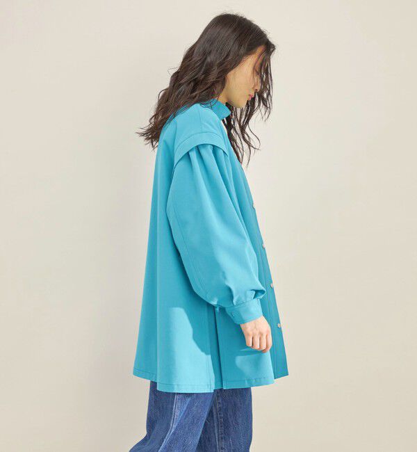 SHIPS for women「強撚 ギャバ スタンドカラー ハーフ コート ◇」|その他|