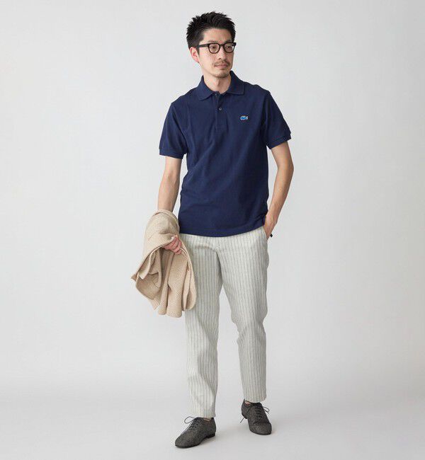 SHIPS「【SHIPS別注】LACOSTE: NEW 70's ドロップテイル ポロシャツ」|Tシャツ・カットソー|