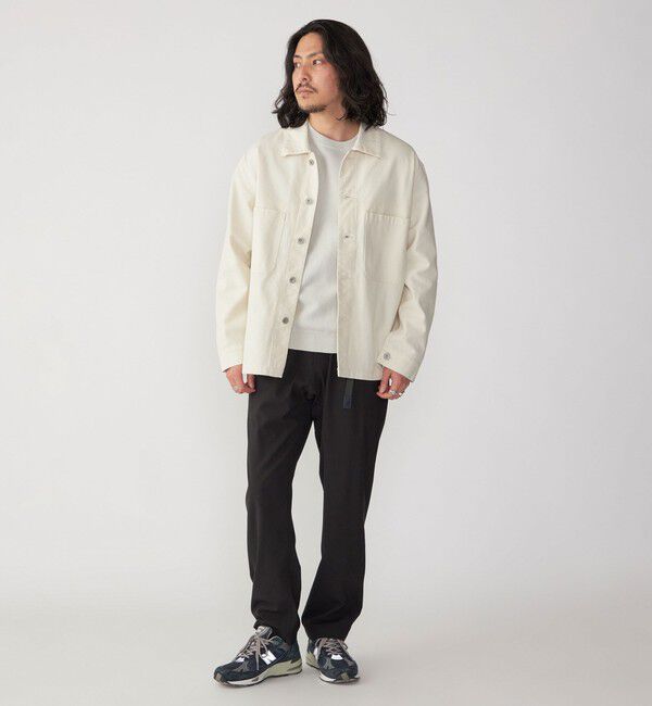 SHIPS「SHIPS: ハイツイストヤーン コットン ミリタリー シャツ アウター」|ミリタリージャケット|