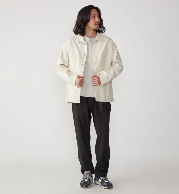 SHIPS「SHIPS: ハイツイストヤーン コットン ミリタリー シャツ アウター」|ミリタリージャケット|