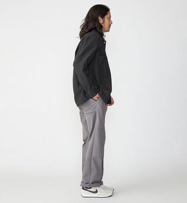 SHIPS「SHIPS: ハイツイストヤーン コットン ミリタリー シャツ アウター」|ミリタリージャケット|