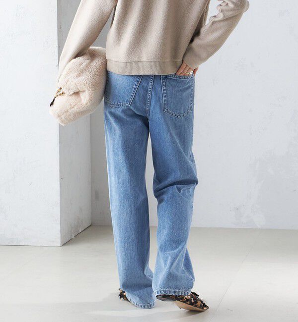 SHIPS for women「〈洗濯機可能〉ストレート フィット デニム パンツ」|デニム|