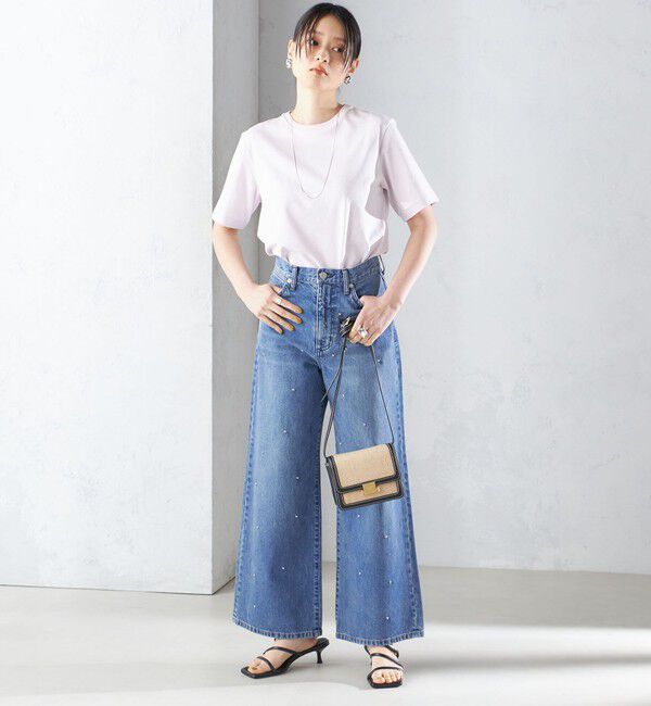 SHIPS for women「〈手洗い可能〉ベーシック TEE」|Tシャツ・カットソー|