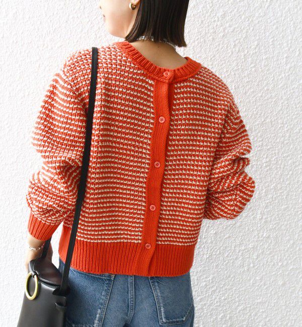 SHIPS for women「〈手洗い可能〉ジャカード プルオーバー」|ニット・セーター|