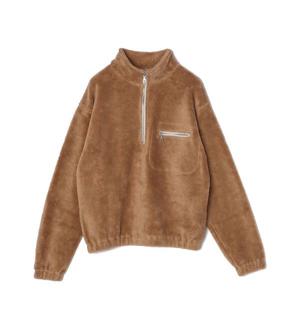 SHIPS Days「【SHIPS DAYS別注】UNDYED: フリース プルオーバー」|ブルゾン・スタジャン|キャメル