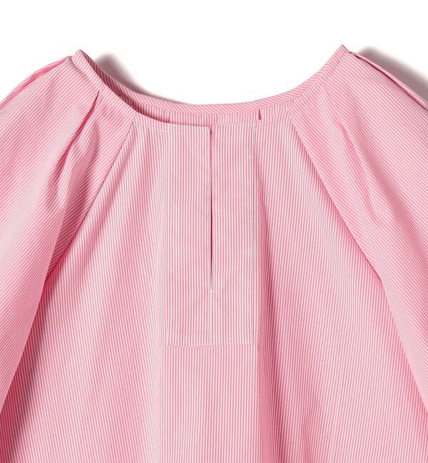 SHIPS for women「〈手洗い可能〉ストライプ バルーン ブラウス」|シャツ・ブラウス|