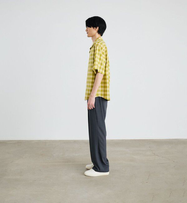 SHIPS「City Ambient Products: オープン カラー オンブレ チェック シャツ」|シャツ・ブラウス|