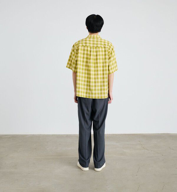 SHIPS「City Ambient Products: オープン カラー オンブレ チェック シャツ」|シャツ・ブラウス|