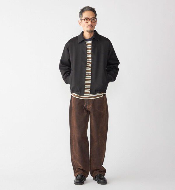 SHIPS「SHIPS:〈手洗い可能〉メランジ ジップ ブルゾン」|ブルゾン・スタジャン|