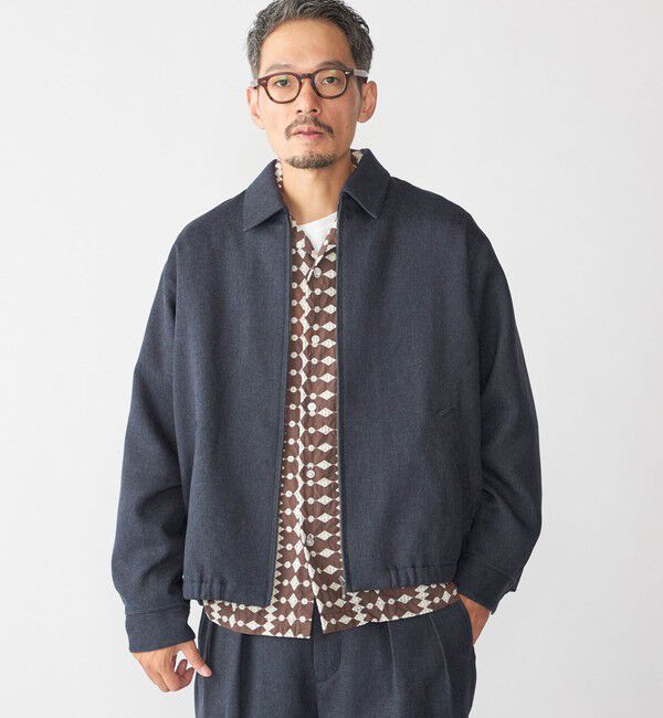 SHIPS「SHIPS:〈手洗い可能〉メランジ ジップ ブルゾン」|ブルゾン・スタジャン|