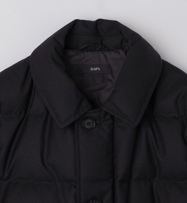 SHIPS「SHIPS: ウール 河田ダウン ピーコート」|ダウン|