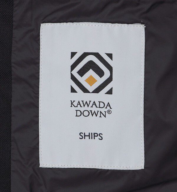 SHIPS「SHIPS: ウール 河田ダウン ピーコート」|ダウン|
