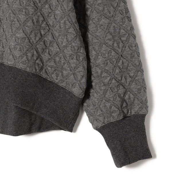 SHIPS for women「【WEB限定】〈手洗い可能〉キルティング ジャカード キーネック プルオーバー」|Tシャツ・カットソー|