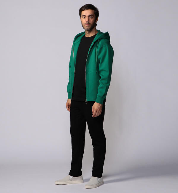 CABaN「CABaN コットンカシミヤ ジップパーカ」|ニット・セーター|