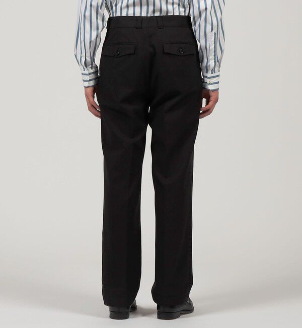 TOMORROWLAND MENS「60/2コットン イン1プリーツスラックス」|スラックス|