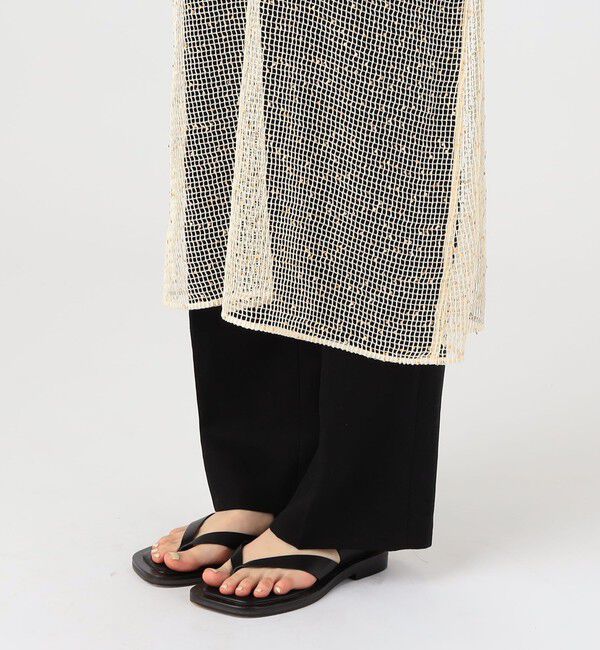 DES PRES「レーヨンポリエステルネット バックオープンワンピース」|ワンピース|