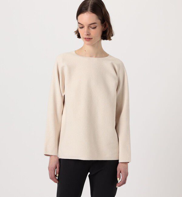 GALERIE VIE「ミラノリブ クルーネック プルオーバー」|ニット・セーター|