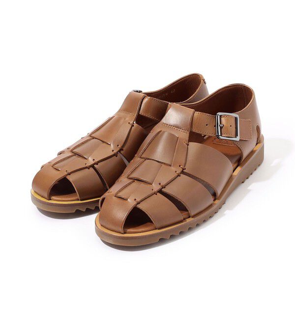 TOMORROWLAND GOODS「Paraboot PACIFIC レザー グルカサンダル」|サンダル|45 キャメル
