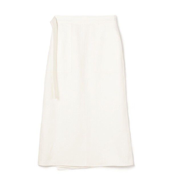 BACCA「リネンツイル エプロンスカート」|スカート|11 ホワイト