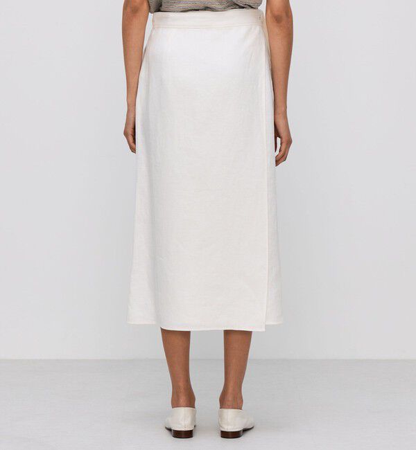 BACCA「リネンツイル エプロンスカート」|スカート|