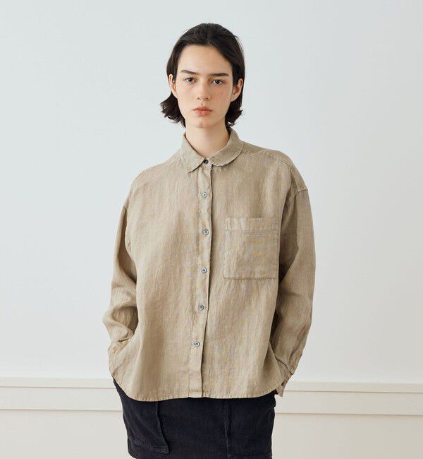 JAMES PERSE「ライトウェイトリネン オーバーサイズドシャツ WKO3970」|シャツ・ブラウス|