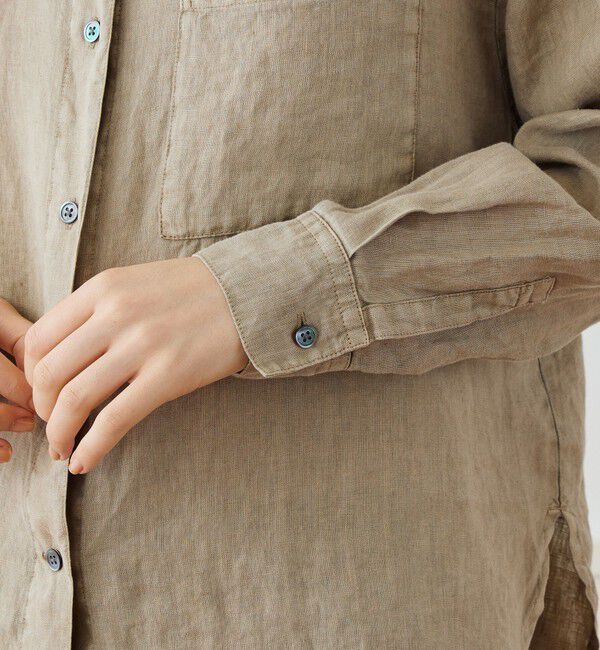 JAMES PERSE「ライトウェイトリネン オーバーサイズドシャツ WKO3970」|シャツ・ブラウス|