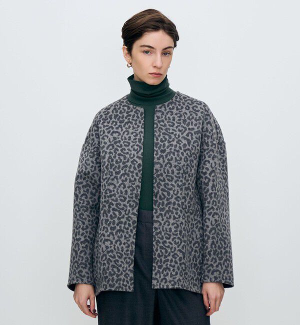 TOMORROWLAND collection「アニマルリバー 2-wayリバーコート」|ノーカラーコート|