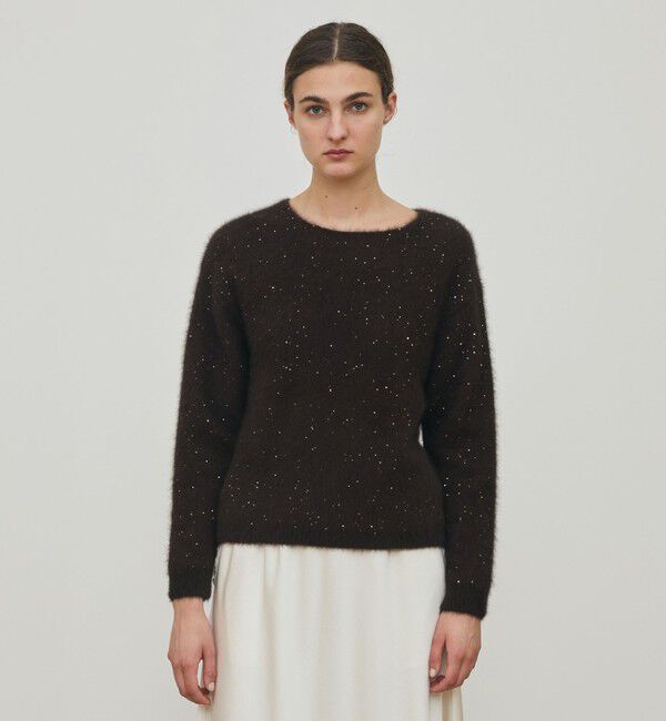 24AW✨未使用級✨DES PRES フォックスカシミヤクルーネックプルオーバー フォックスカシミヤ クルーネックプルオーバー（DES PRES）｜ルミネの