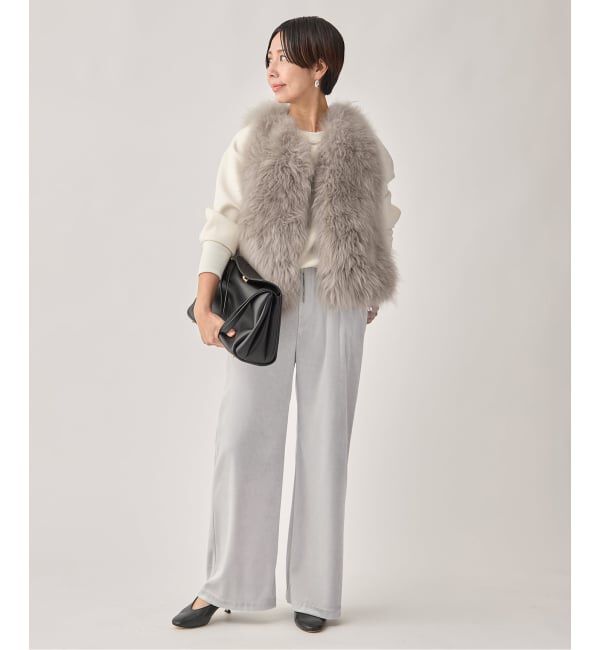 VERMEIL par iena「トリアセベロアパンツ」|その他|