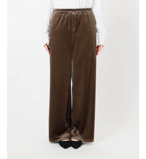 VERMEIL par iena「トリアセベロアパンツ」|その他|