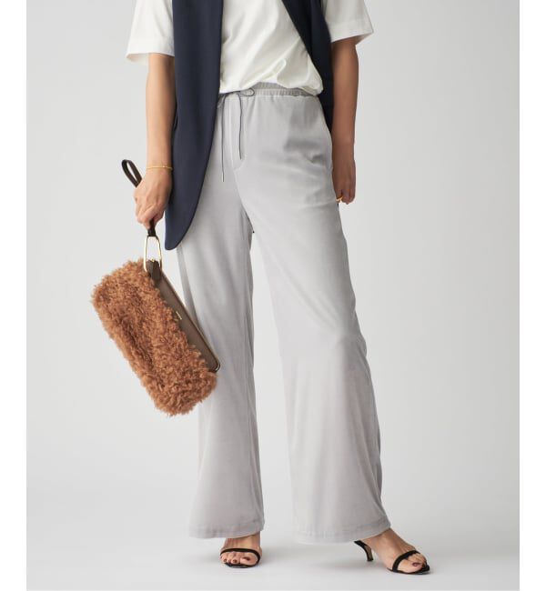 VERMEIL par iena「トリアセベロアパンツ」|その他|