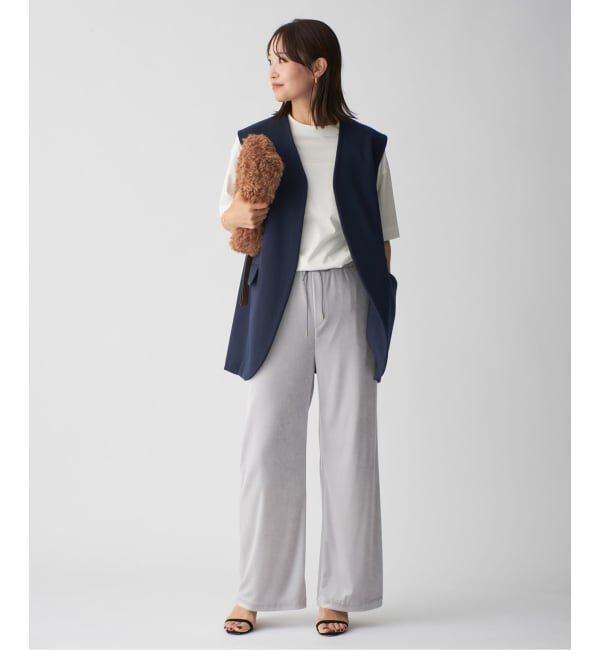 VERMEIL par iena「トリアセベロアパンツ」|その他|