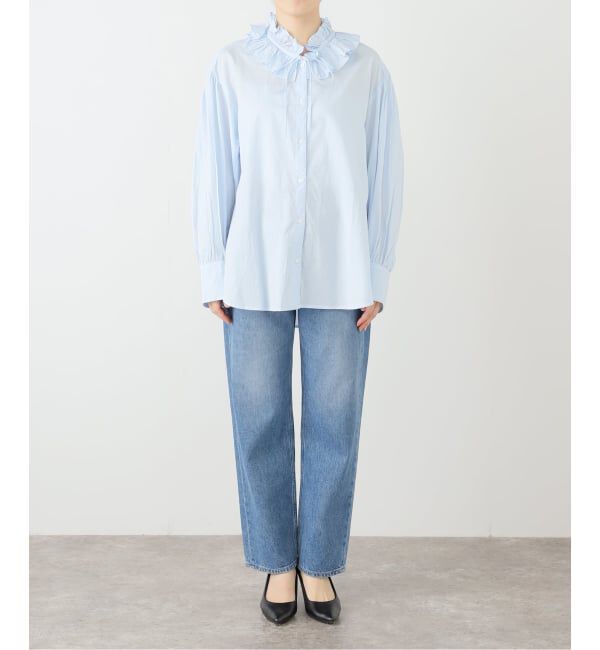 SLOBE IENA「フリルカラーブラウス」|シャツ・ブラウス|