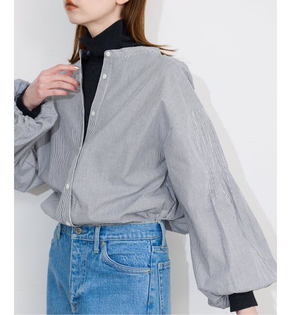 ピンタックバルーンスリーブブラウス（SLOBE IENA）｜ルミネの