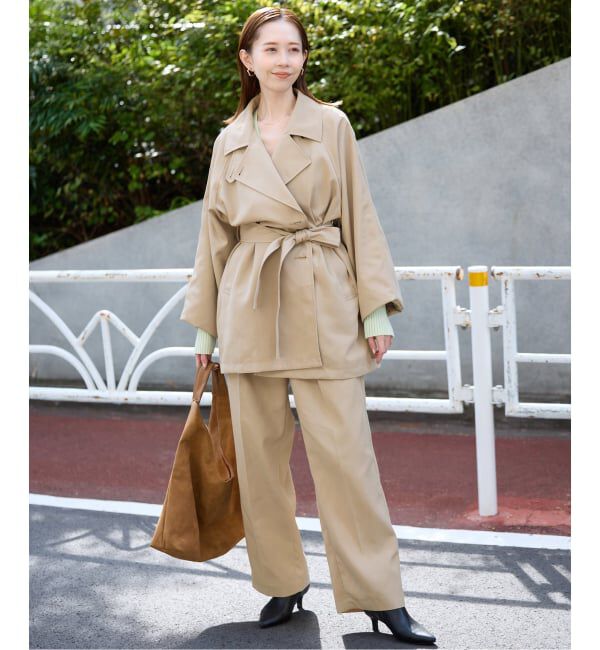 SLOBE IENA「Vネックペプラムカーディガン」|カーディガン|