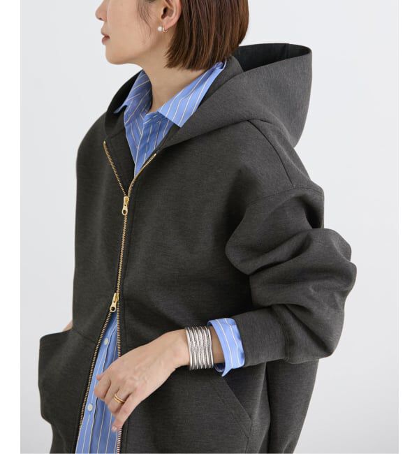 SALE★美品【IENA イエナ】ダンボールニットジップアップフーディ パーカー 予約》ダンボールニットフーディ（IENA）｜ルミネのファッション通販