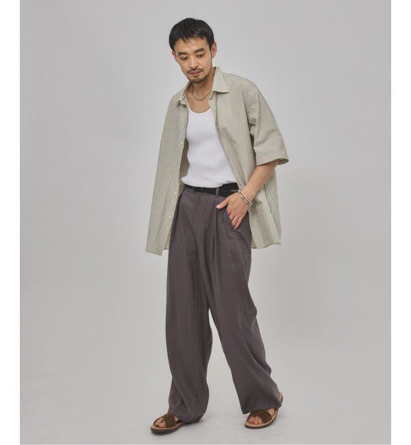 EDIFICE「ETS.MATERIAUX(マテリオ) フレンチワーク ショートスリーブシャツ」|シャツ・ブラウス|