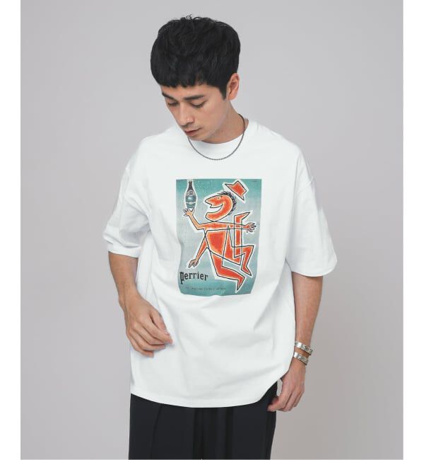 EDIFICE「《追加》SAVIGNAC (サヴィニャック) 別注 French Company プリント Tシャツ」|Tシャツ・カットソー|