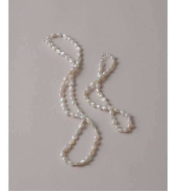 Lilas by Spick&Span「バロックパール40cmネックレス SV」|ネックレス|