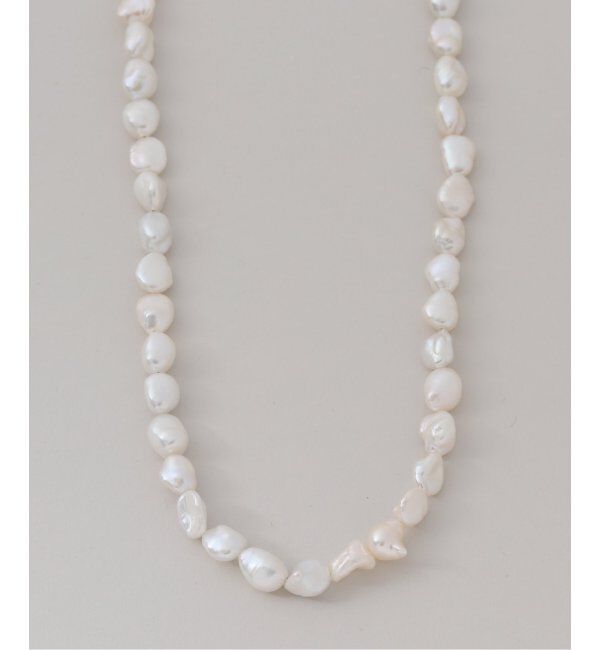 Lilas by Spick&Span「バロックパール40cmネックレス SV」|ネックレス|