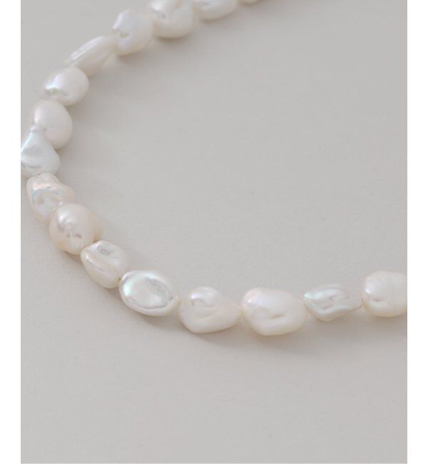 Lilas by Spick&Span「バロックパール40cmネックレス SV」|ネックレス|