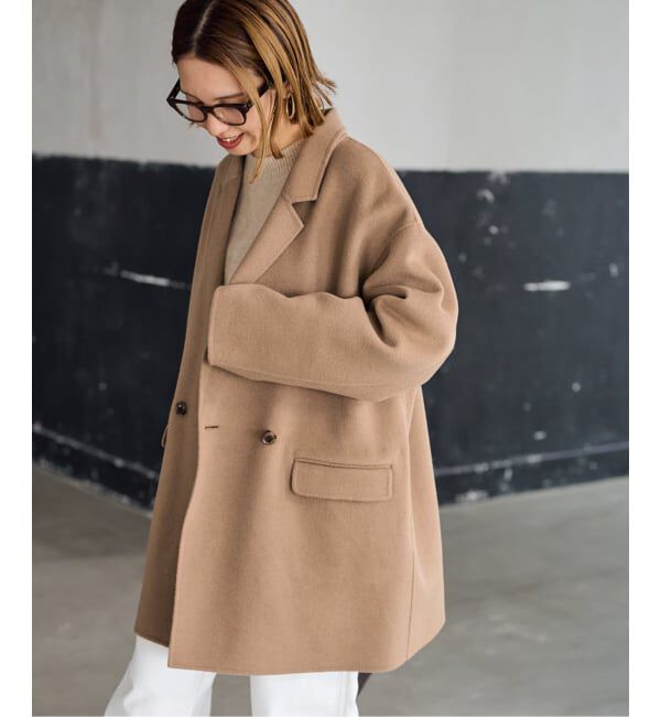 チロル【ほぼ未使用】ハミルトンリバーテーラードコート　ベージュ36 FRAMeWORK｜ハミルトンリバーテーラードコート | Rakuten Fashion(楽天