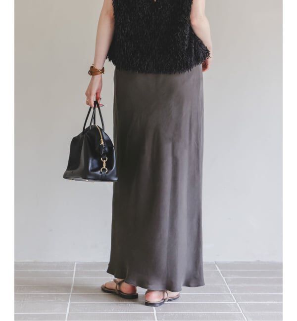 NOBLE「《追加3》キュプラナローAラインスカート」|スカート|