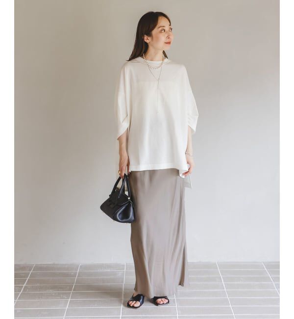 NOBLE「《追加3》キュプラナローAラインスカート」|スカート|