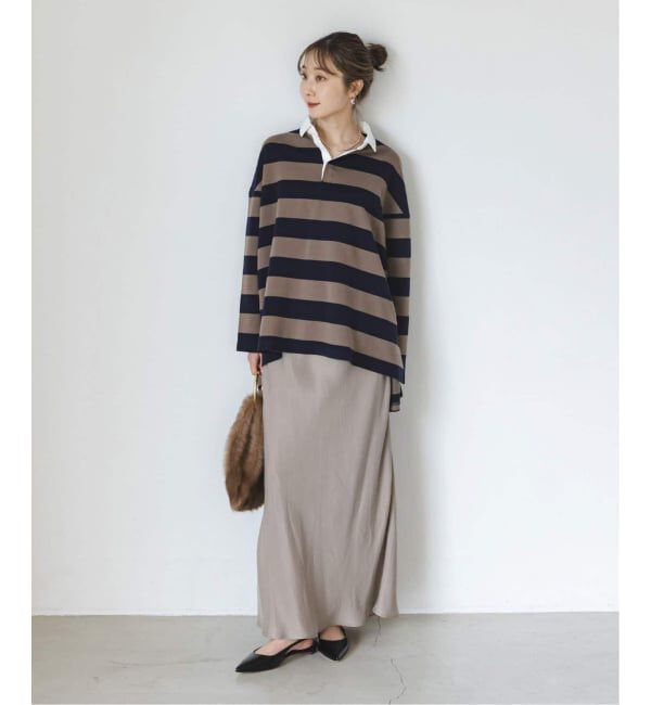 NOBLE「《追加3》キュプラナローAラインスカート」|スカート|