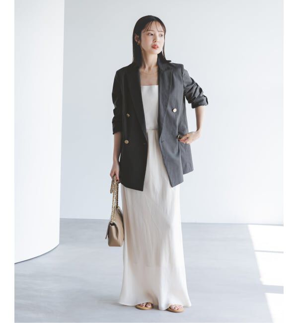 NOBLE「《追加3》キュプラナローAラインスカート」|スカート|