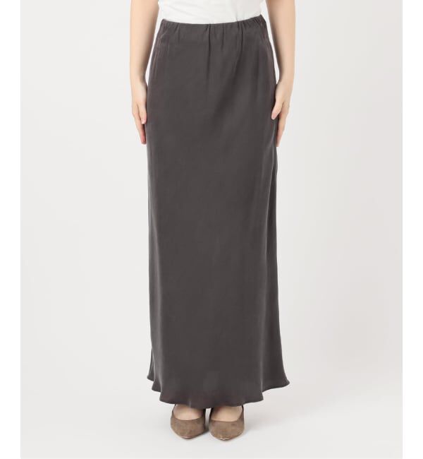 NOBLE「《追加3》キュプラナローAラインスカート」|スカート|